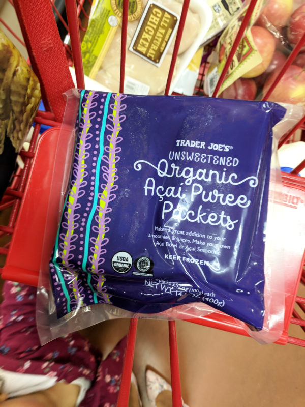 my favorite trader joes products acai puree