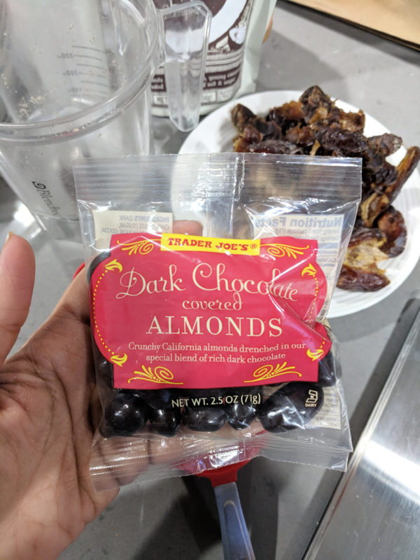 my favorite trader joes products chocolate covered almonds