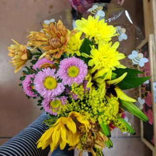 my favorite trader joes products fresh flowers title