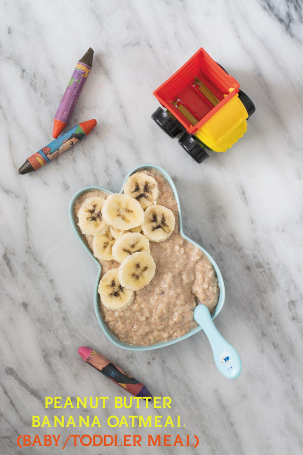 peanut butter banana oatmeal