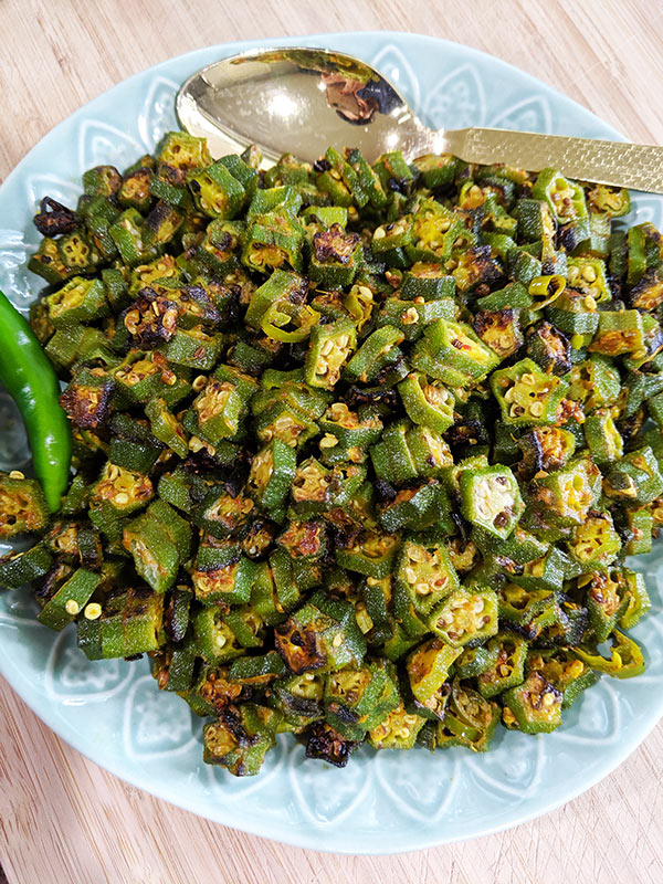 Quick Bhindi (Okra) Stir Fry Naive Cook Cooks