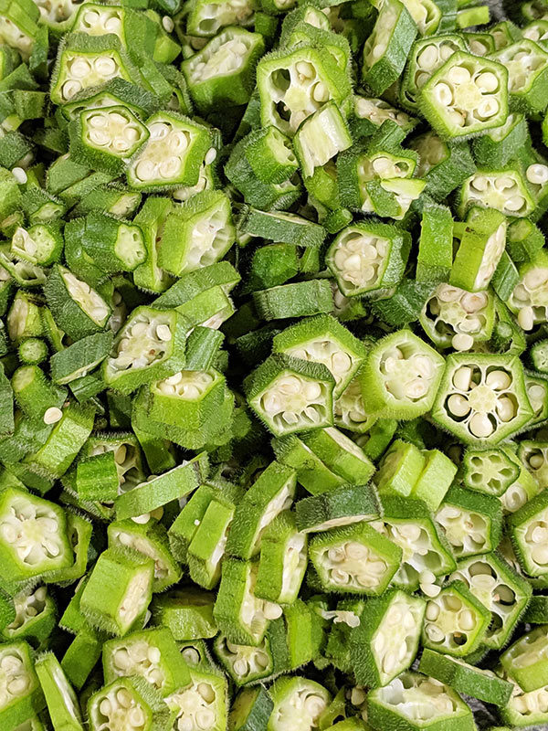 quick stir fry okra bhindi raw okra