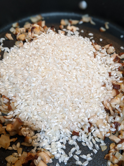 add arborio rice