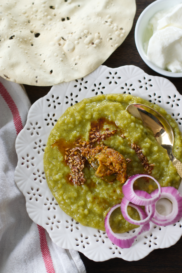 creamy one pot spinach lentils & rice spinach khichdi ready