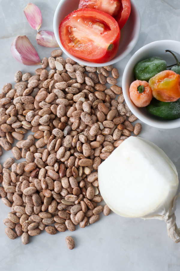 from scratch creamy flavorful refried beans ingredients