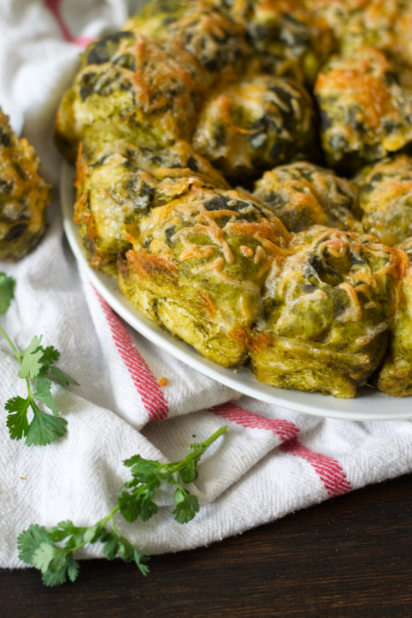 cheesy chutney pull apart bread baked oven