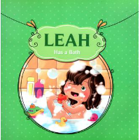 leah has a bath