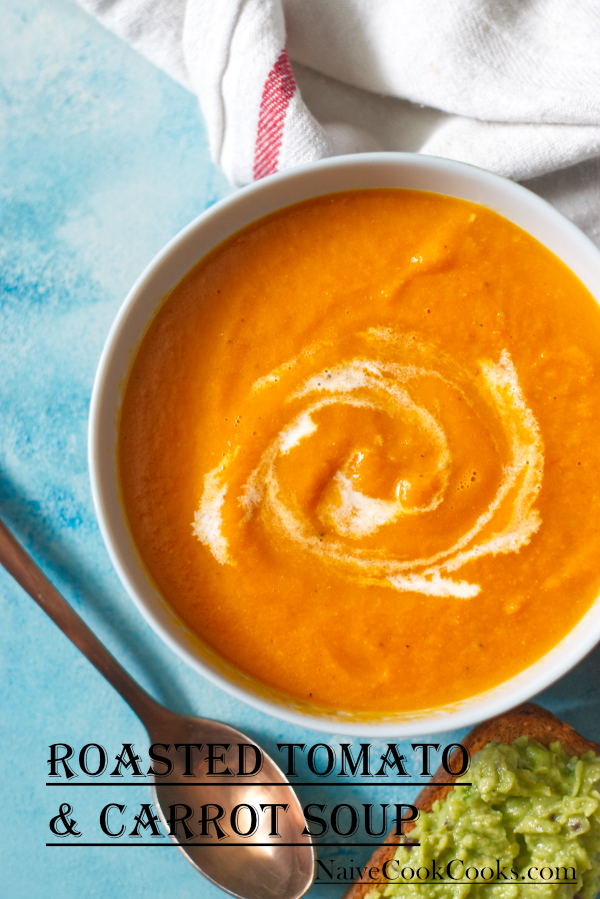 roasted tomato carrot soup one pot title