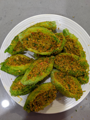 stuffed bitter gourd stuffed karela masala stuffed inside