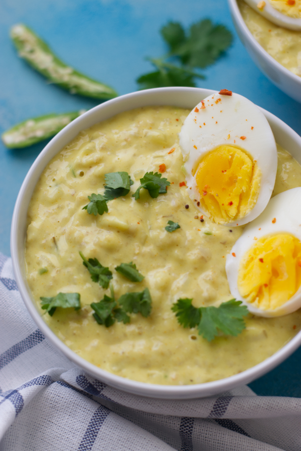 comforting spiced turmeric yogurt oatmeal bowls ready to eat