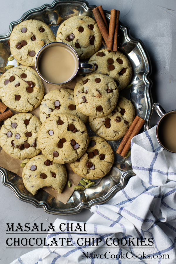 masala chai chocolate chip cookies readyTITLE