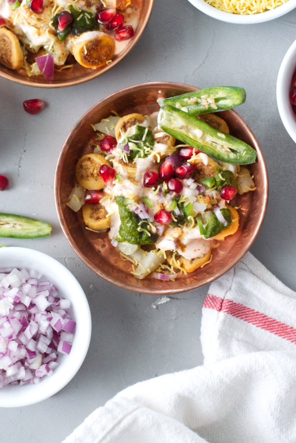 mini bhakarwadi chaat